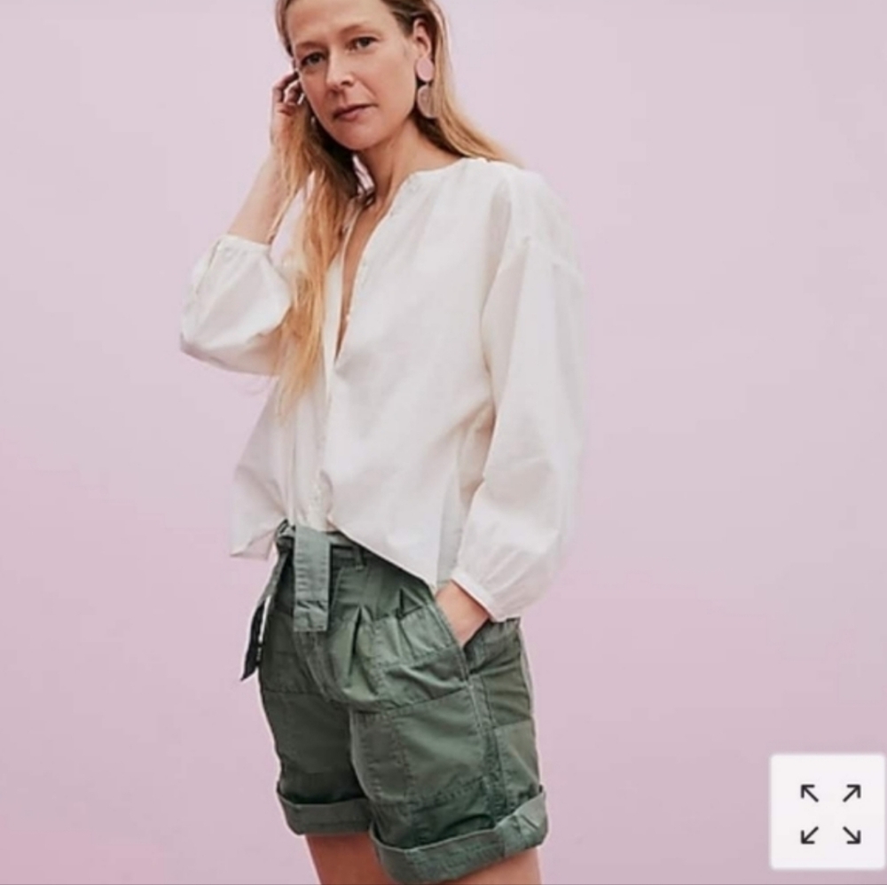 J. Crew Women's White Button Down Shirt - Picture 8 of 8